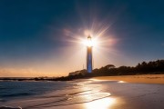 沙滩璀璨，独特景点的明珠之光