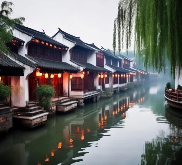 泰州凤城河，江南水乡画卷中的古韵风情之旅,泰州凤城河，江南水乡画卷中的古韵风情之旅,自然风光,历史文化,第1张