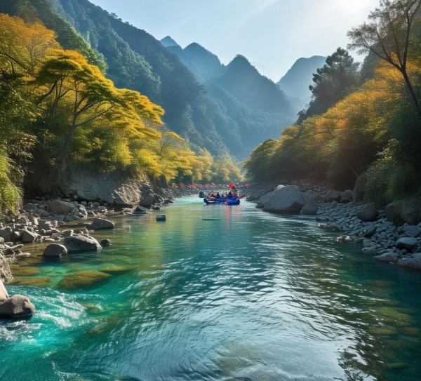湖北罗田漂流秘境，探寻山水间的绝美风光,湖北罗田漂流秘境，探寻山水间的绝美风光,自然风光,历史文化,第1张