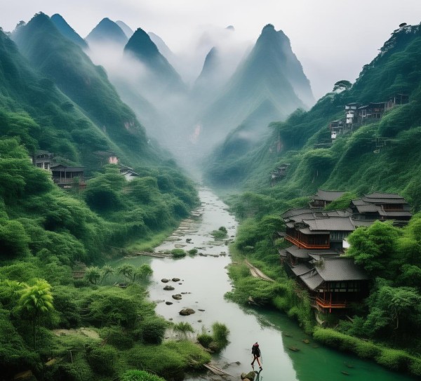 粤北秘境，梅州清远，山水旅游胜地探秘之旅,粤北秘境，梅州清远，山水旅游胜地探秘之旅,自然风光,历史文化,粤北山水,第1张