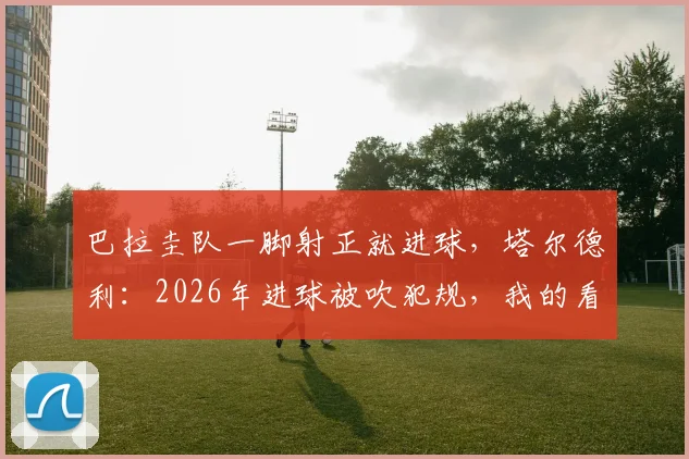巴拉圭队一脚射正就进球,塔尔德利:2026年进球被吹犯规,我的看法不同